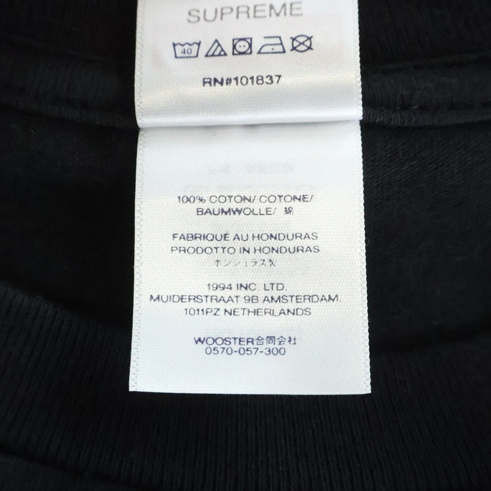 SUPREME(シュプリーム) 25AW DEVOTION TEE ディヴォーション プリント クルーネック半袖Tシャツ ブラック
