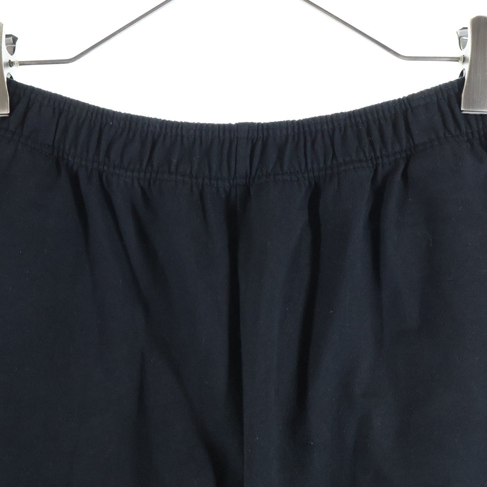 VETEMENTS(ヴェトモン) ロゴプリント イージー ハーフパンツ ショーツ ブラック ME51PA620B