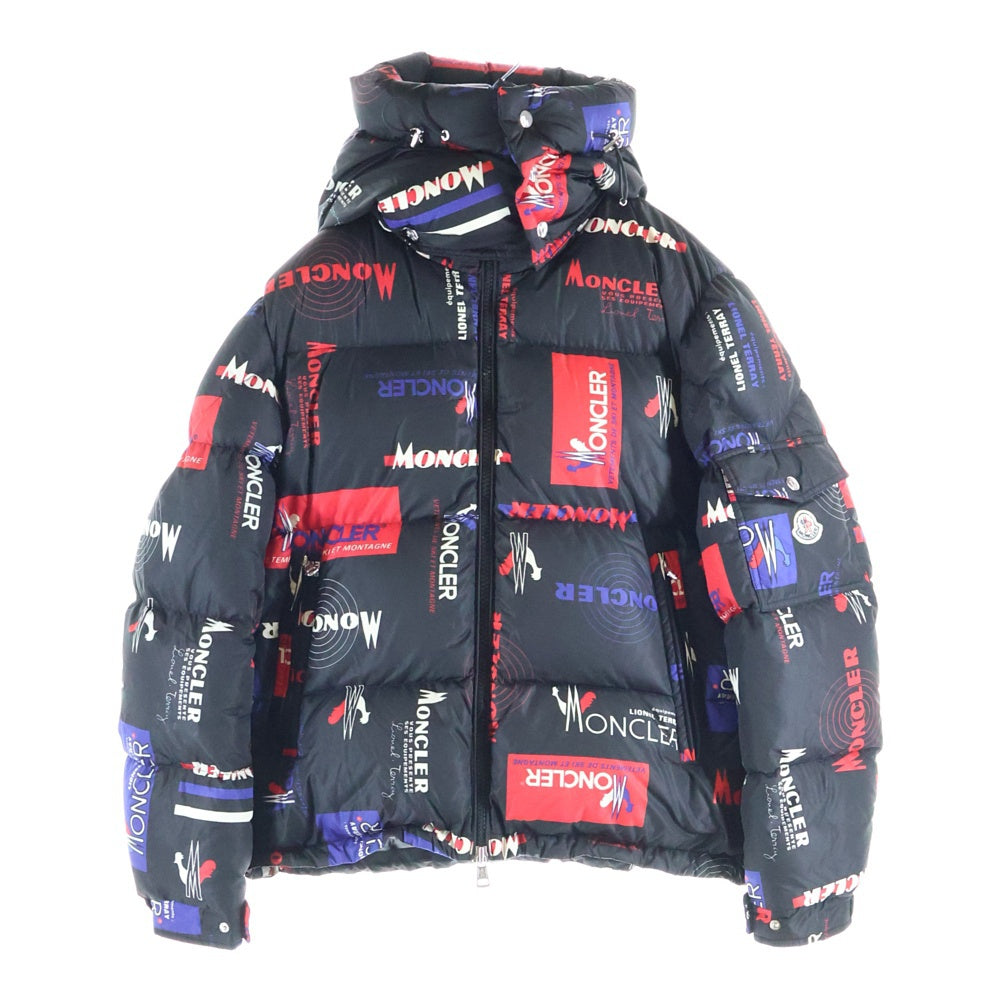 MONCLER(モンクレール) 19AW WILSON ウィルソン 総柄 ダウンジャケット ブラック E20914191005