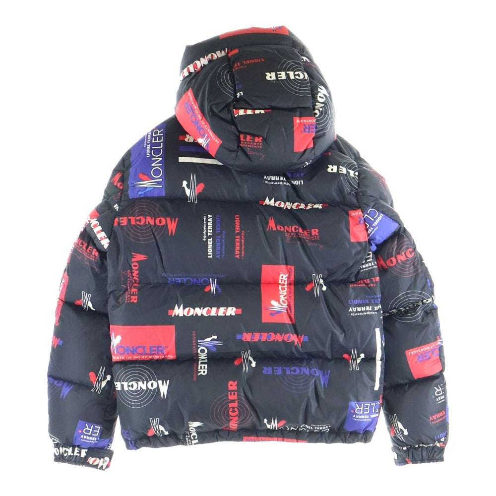 MONCLER(モンクレール) 19AW WILSON ウィルソン 総柄 ダウンジャケット ブラック E20914191005