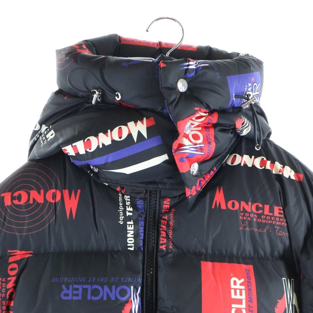 MONCLER(モンクレール) 19AW WILSON ウィルソン 総柄 ダウンジャケット ブラック E20914191005