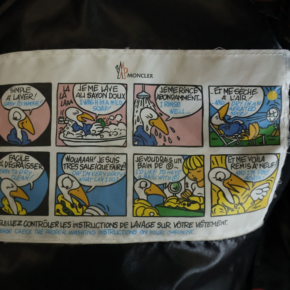 MONCLER(モンクレール) 19AW WILSON ウィルソン 総柄 ダウンジャケット ブラック E20914191005