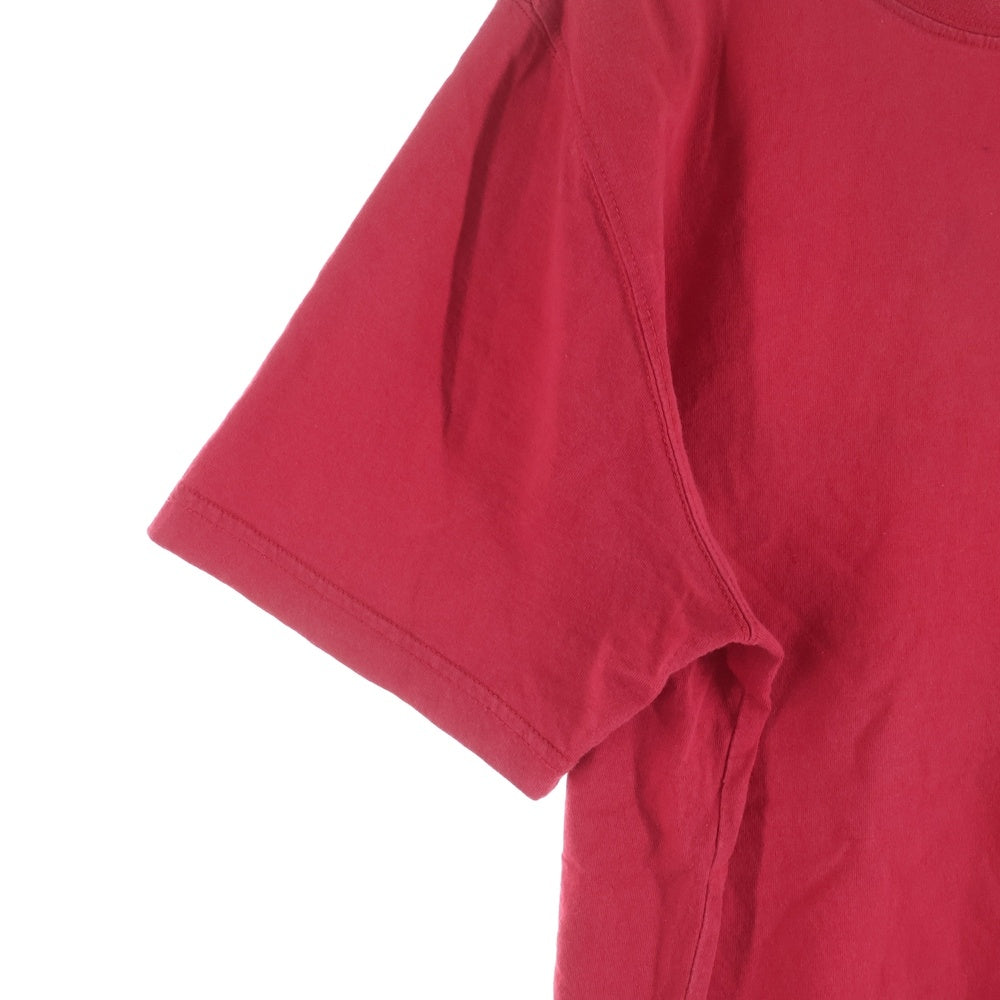 VETEMENTS(ヴェトモン) 20AW LOGO FRONT BACK T-SHIRT ロゴプリント クルーネック 半袖Tシャツ カットソー レッド UAH21TR501