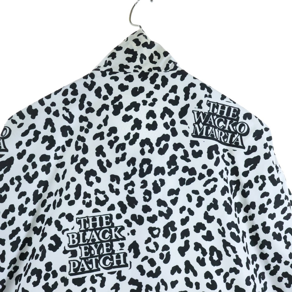 WACKO MARIA(ワコマリア) ×THE BLACK EYE PATCH Leopard Track Jacket ザ ブラック アイパッチ レオパード トラックジャケット ホワイト/ブラック