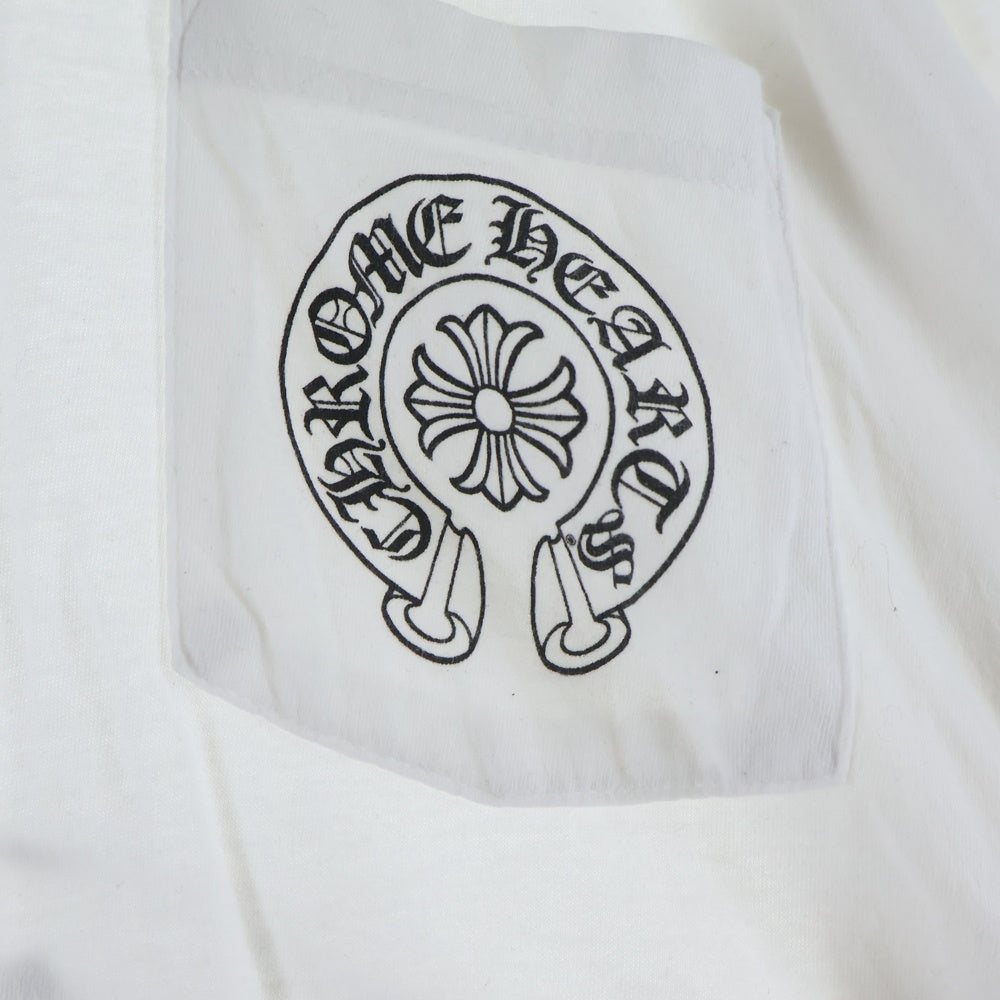 CHROME HEARTS(クロムハーツ) MULTI COLOR HORSE SHOE マルチカラーホースシュー 長袖Tシャツ カットソー ホワイト