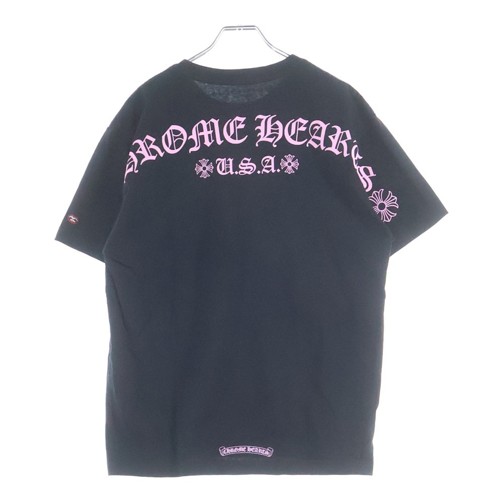 CHROME HEARTS(クロムハーツ) ×MATTY BOY USA S/S TEE マッティ ボーイ 半袖Tシャツ カットソー ブラック/ピンク
