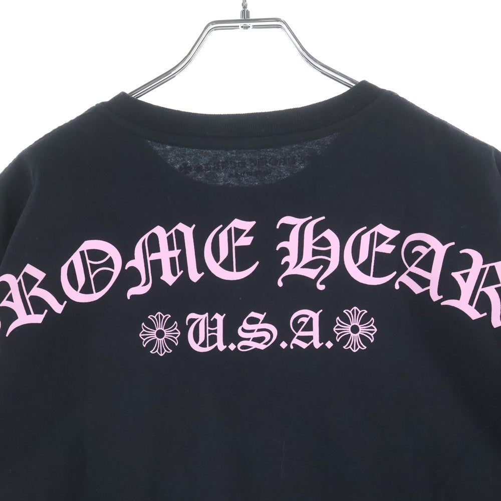 CHROME HEARTS(クロムハーツ) ×MATTY BOY USA S/S TEE マッティ ボーイ 半袖Tシャツ カットソー ブラック/ピンク
