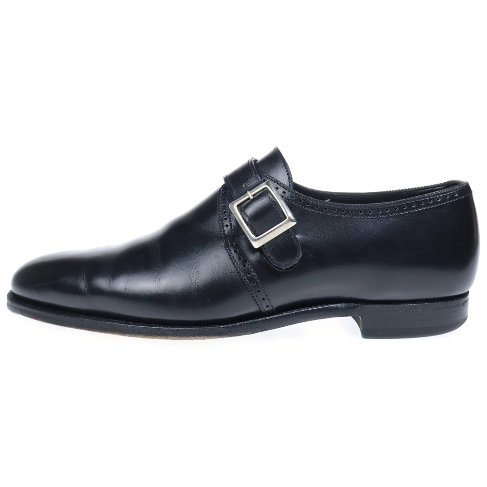 Crockett&Jones(クロケットアンドジョーンズ) BALLIOL 5912 モンクストラップ レザードレスシューズ ブラック
