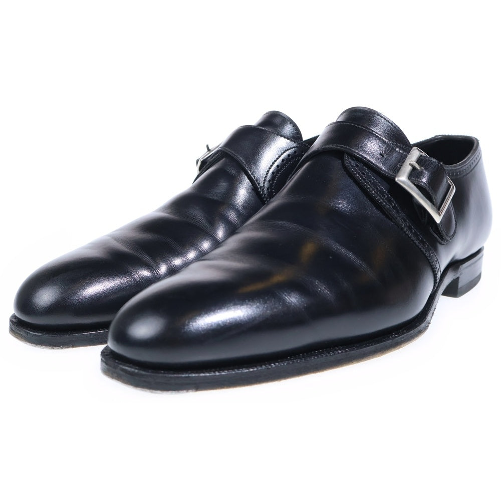 Crockett&Jones(クロケットアンドジョーンズ) BALLIOL 5912 モンクストラップ レザードレスシューズ ブラック