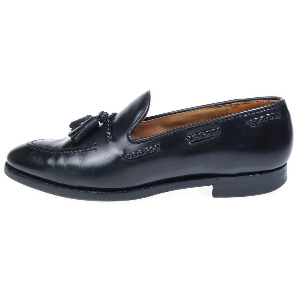 Crockett&Jones(クロケットアンドジョーンズ) LANGHAM 2 5645 ランガム2 レザー タッセルローファー シューズ ブラック