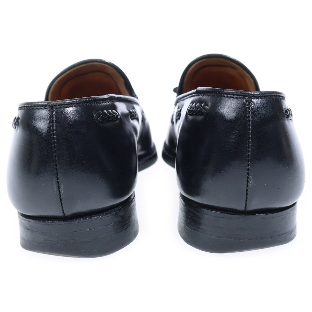 Crockett&Jones(クロケットアンドジョーンズ) LANGHAM 2 5645 ランガム2 レザー タッセルローファー シューズ ブラック