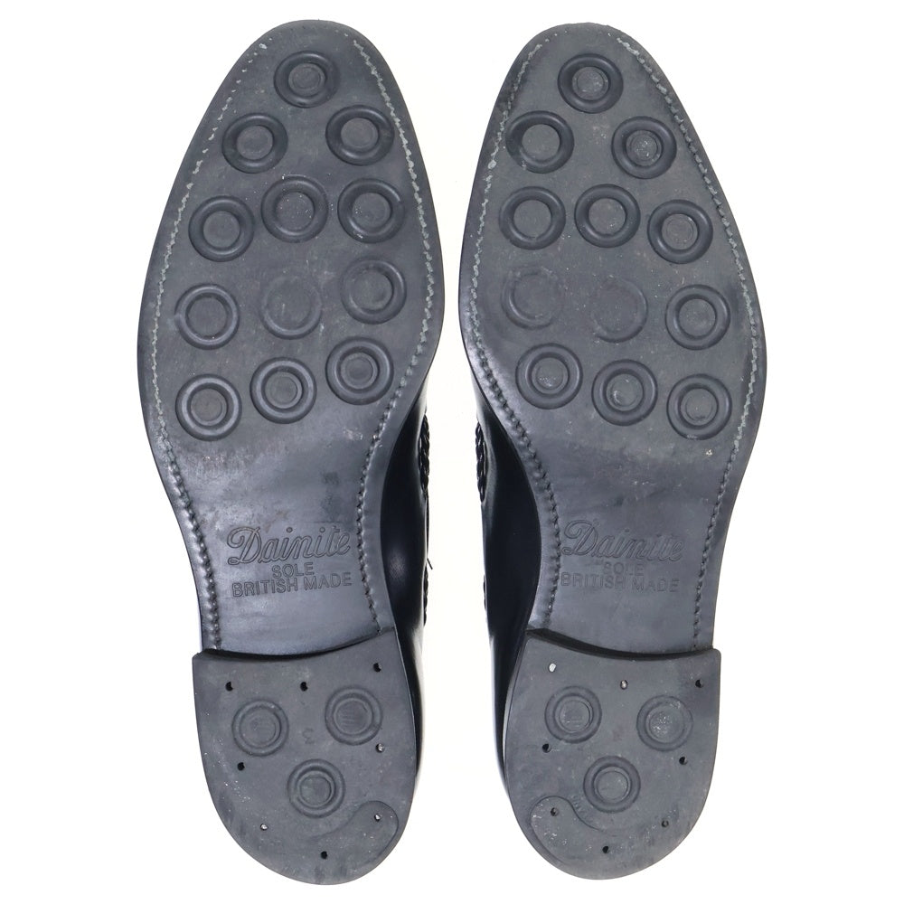 Crockett&Jones(クロケットアンドジョーンズ) LANGHAM 2 5645 ランガム2 レザー タッセルローファー シューズ ブラック