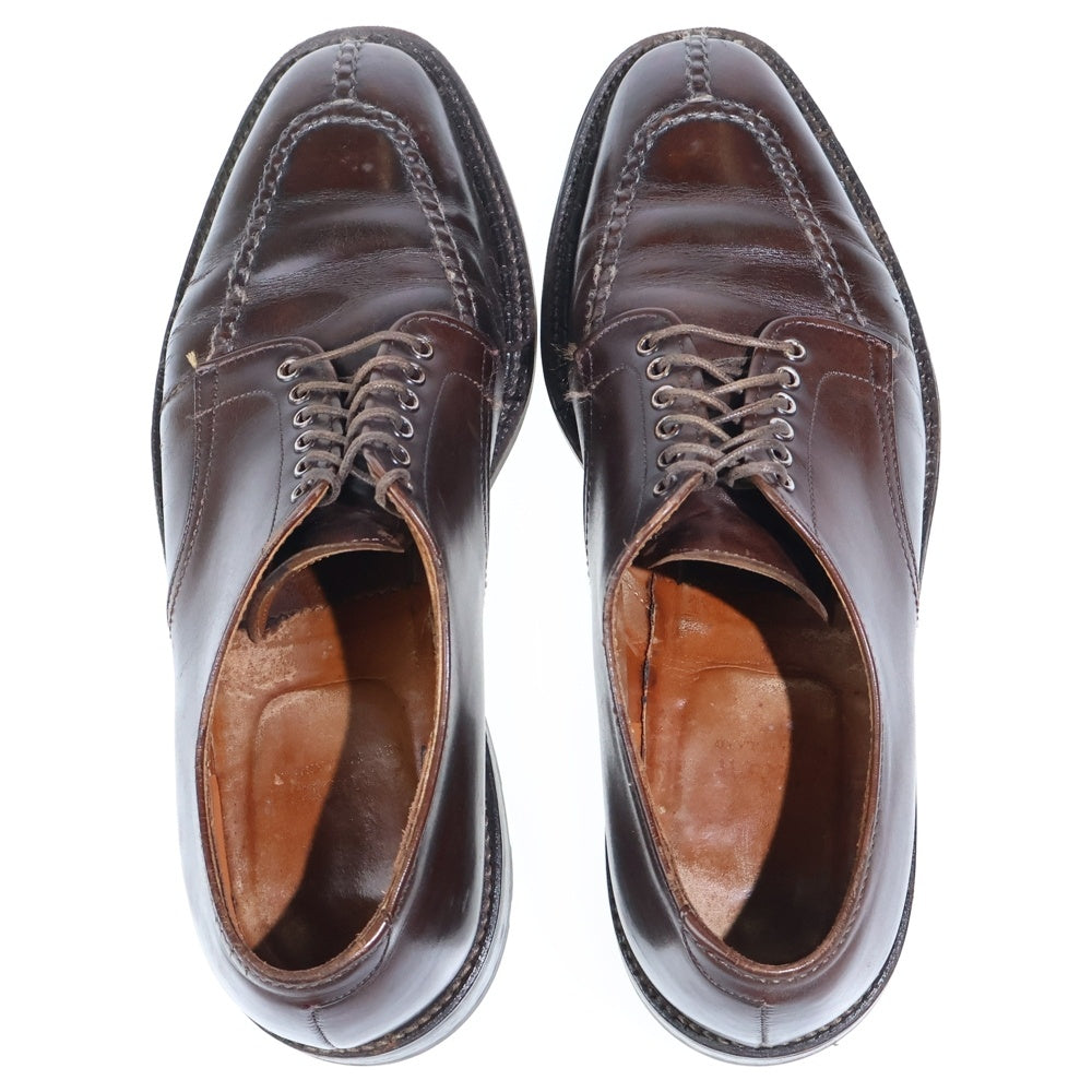 Alden(オールデン) Uチップ レースアップレザーシューズ 4332 ブラウン