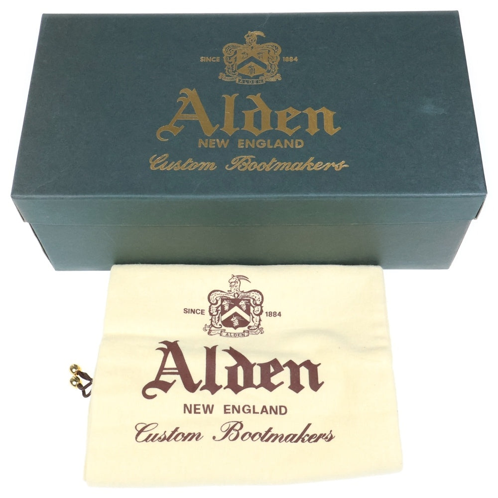 Alden(オールデン) ストレートチップ キャップトゥ レースアップレザーシューズ 971 ブラック