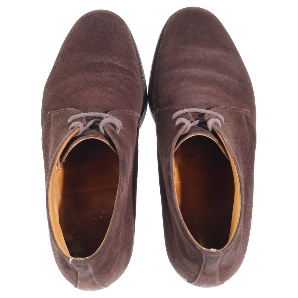 Crockett&Jones(クロケットアンドジョーンズ) CHERTSEY 1645 チャートシー スウェード レザーチャッカブーツ ブラウン