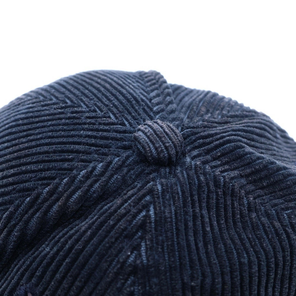 STONE ISLAND(ストーンアイランド) 24AW コーデュロイ ベースボールキャップ ブラック 811599662