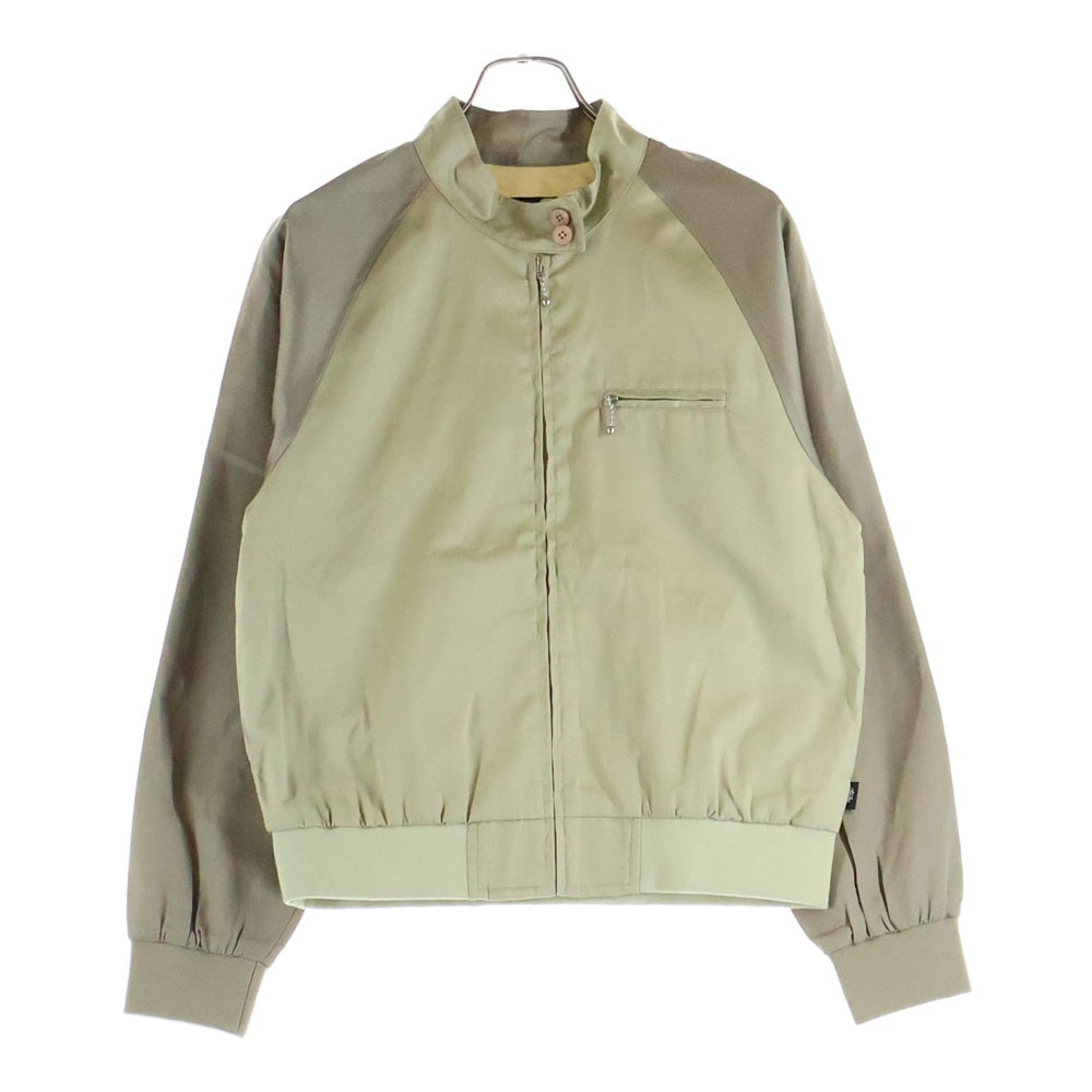 STUSSY(ステューシー) Louise Two Tone Harrington Jacket ツートン ジップアップジャケット ベージュ レディース