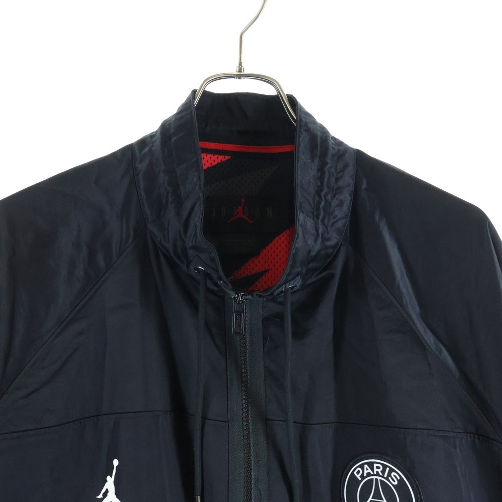 NIKE(ナイキ) パリサンジェルマン ロゴワッペン ジップアップジャケット BQ8369-010 ブラック
