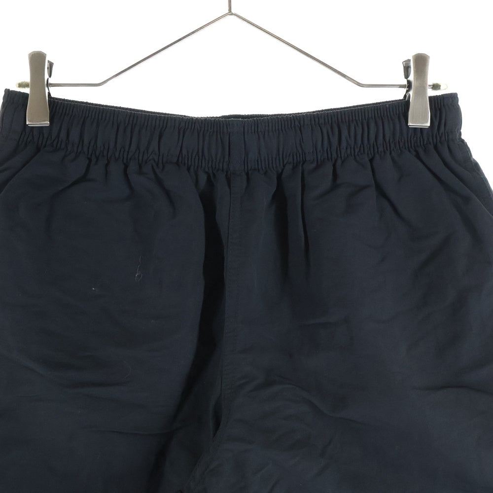 STUSSY(ステューシー) ロゴ刺繍 ナイロンハーフパンツ ショーツ 113120 ブラック