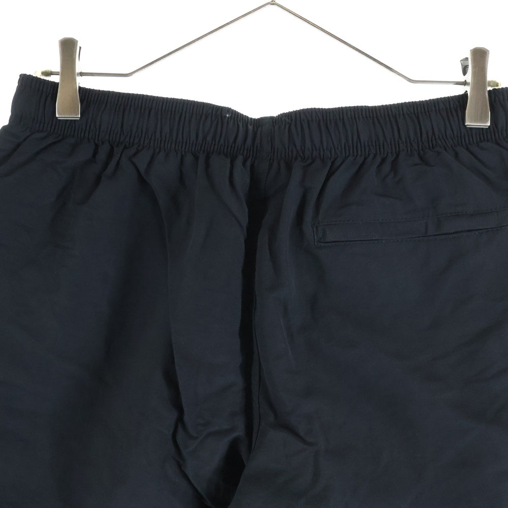 STUSSY(ステューシー) ロゴ刺繍 ナイロンハーフパンツ ショーツ 113120 ブラック