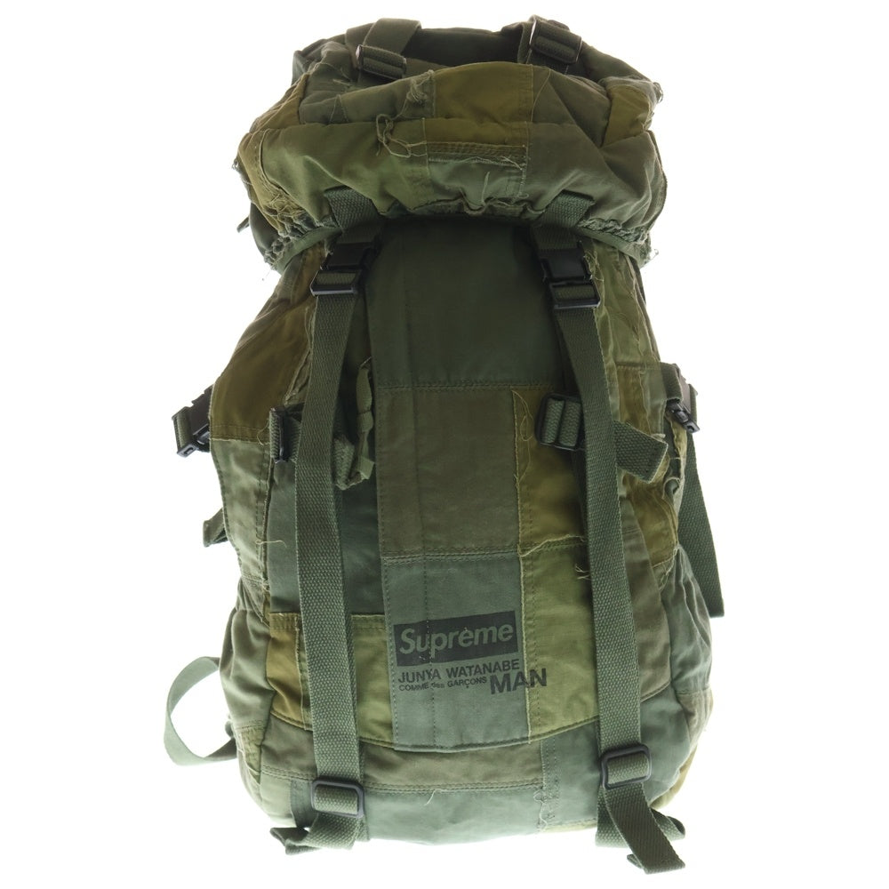 SUPREME(シュプリーム) 21AW × JUNYA WATANABE COMME des GARCONS MAN Patchwork Backpack パッチワークバッグパック リュックサック カーキ