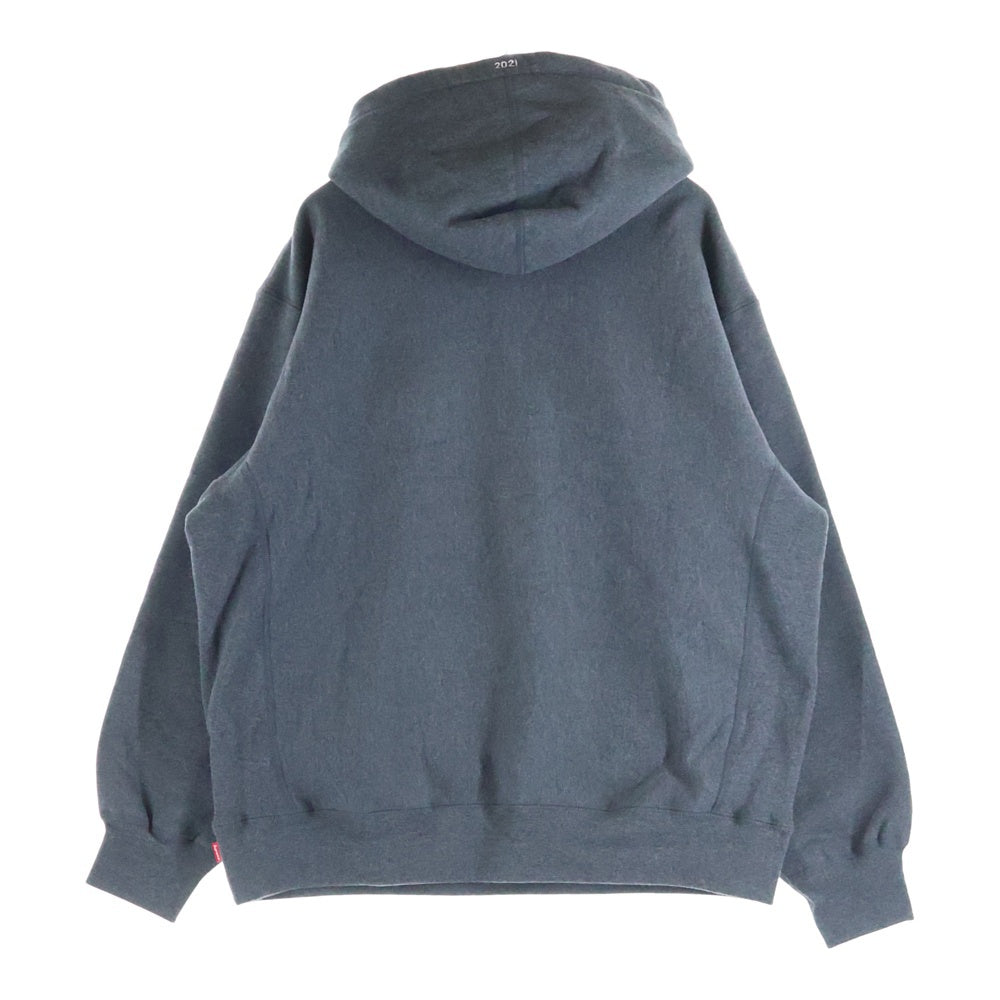 SUPREME(シュプリーム) 21AW Box Logo Hooded Sweatshirt ボックスロゴ プルオーバーパーカー フーディー ダークグレー
