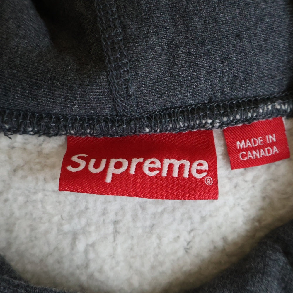 SUPREME(シュプリーム) 21AW Box Logo Hooded Sweatshirt ボックスロゴ プルオーバーパーカー フーディー ダークグレー