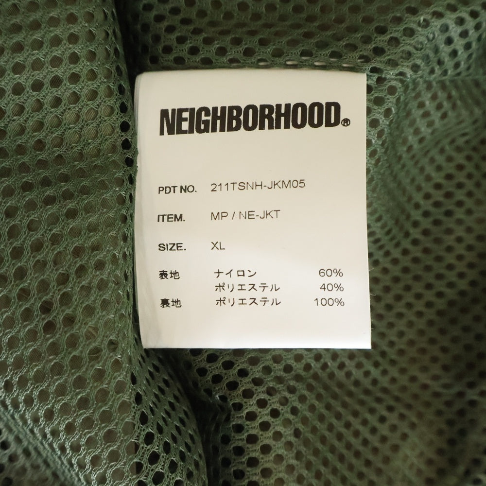 NEIGHBORHOOD(ネイバーフッド) 21SS バック刺繍 ミリタリージャケット 211TSNH-JKM05 カーキ