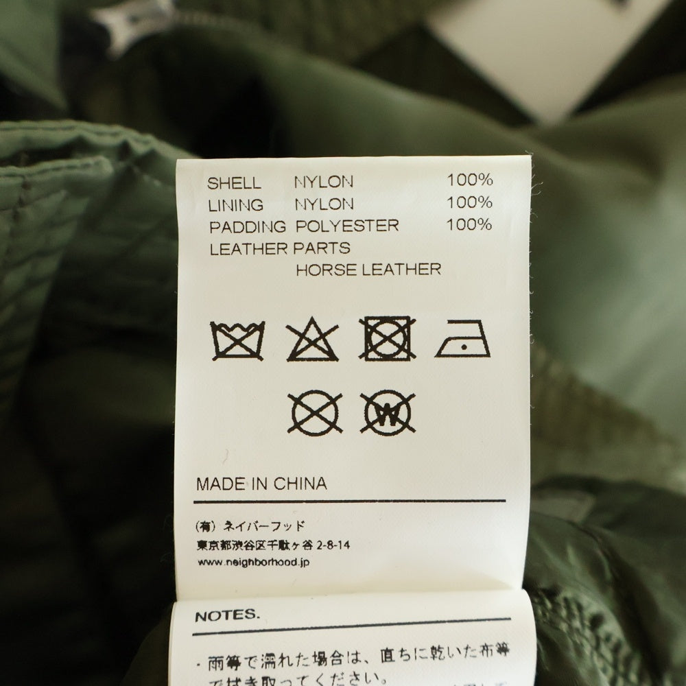 NEIGHBORHOOD(ネイバーフッド) 20SS WEP.MOD/N-JKT 201TSNH-JKM06 ノーカラーミリタリージャケット カーキ