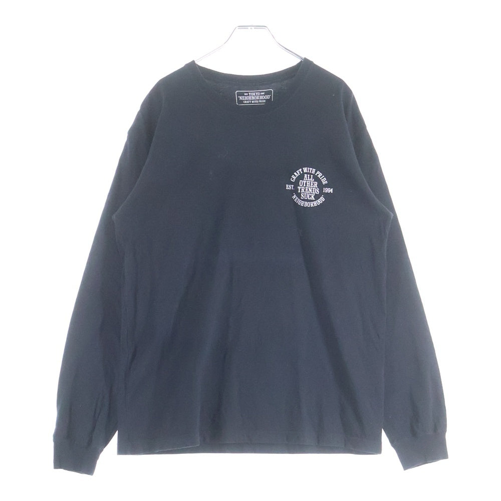NEIGHBORHOOD(ネイバーフッド) ALL OTHER TRENDER SUCK 長袖Tシャツ ロングスリーブカットソー ブラック