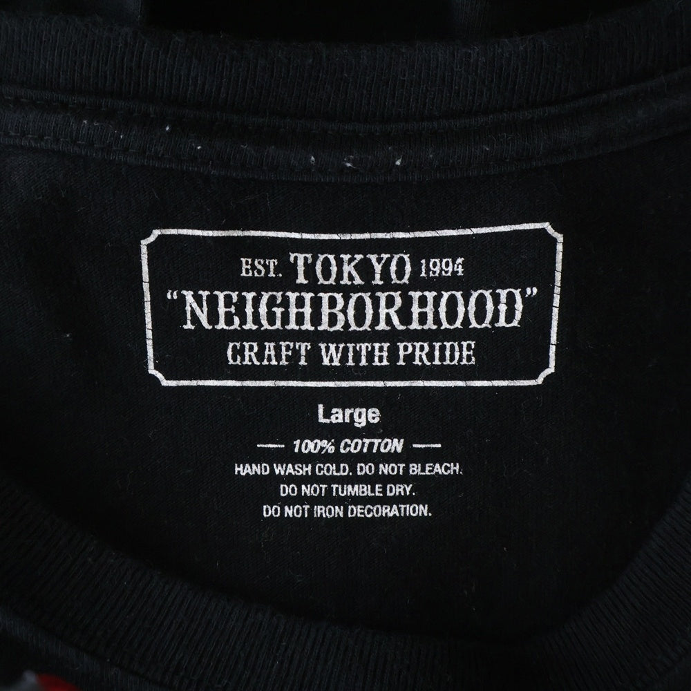 NEIGHBORHOOD(ネイバーフッド) ALL OTHER TRENDER SUCK 長袖Tシャツ ロングスリーブカットソー ブラック