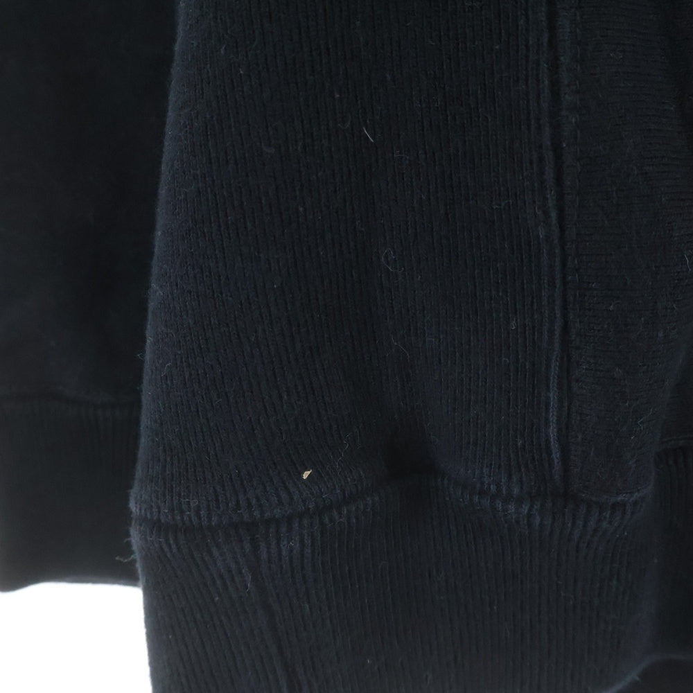 NEIGHBORHOOD(ネイバーフッド) 21SS JERSEY C-CREW LS 211FPNH-CSM03 ロゴ刺繍 クルーネックスウェットトレーナー ブラック