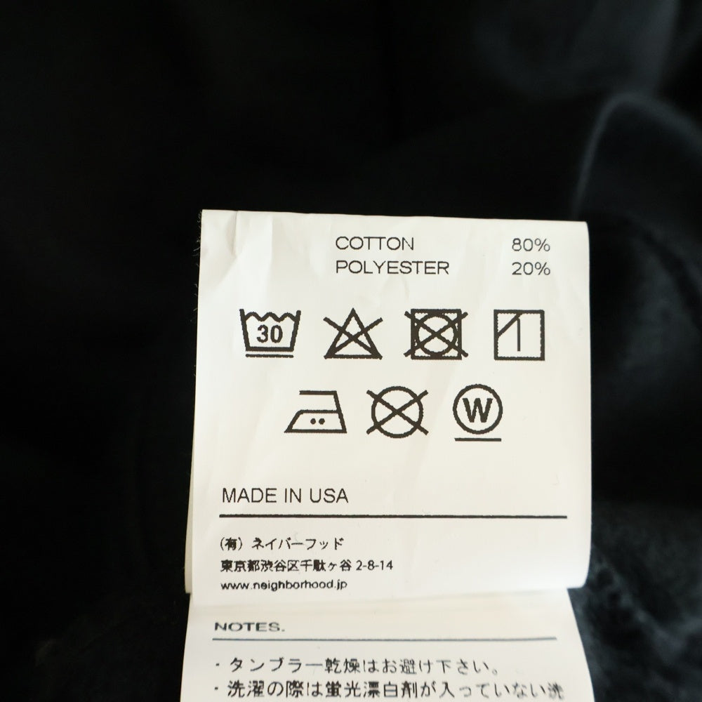 NEIGHBORHOOD(ネイバーフッド) 20AW ASSC/CE-HOODED.LS 202GEASN-CSM01S ANTI SOCIAL SOCIAL CLUB アンチソーシャルクラブ スウェットプルオーバーパーカー ブラック