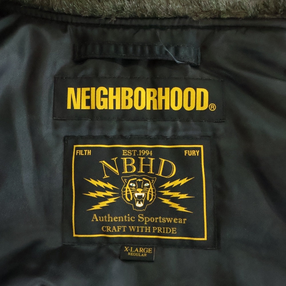 NEIGHBORHOOD(ネイバーフッド) 18AW D-15A/N-JKT 182SZNH-JKM04 フライトジャケット ブルゾン ブラック