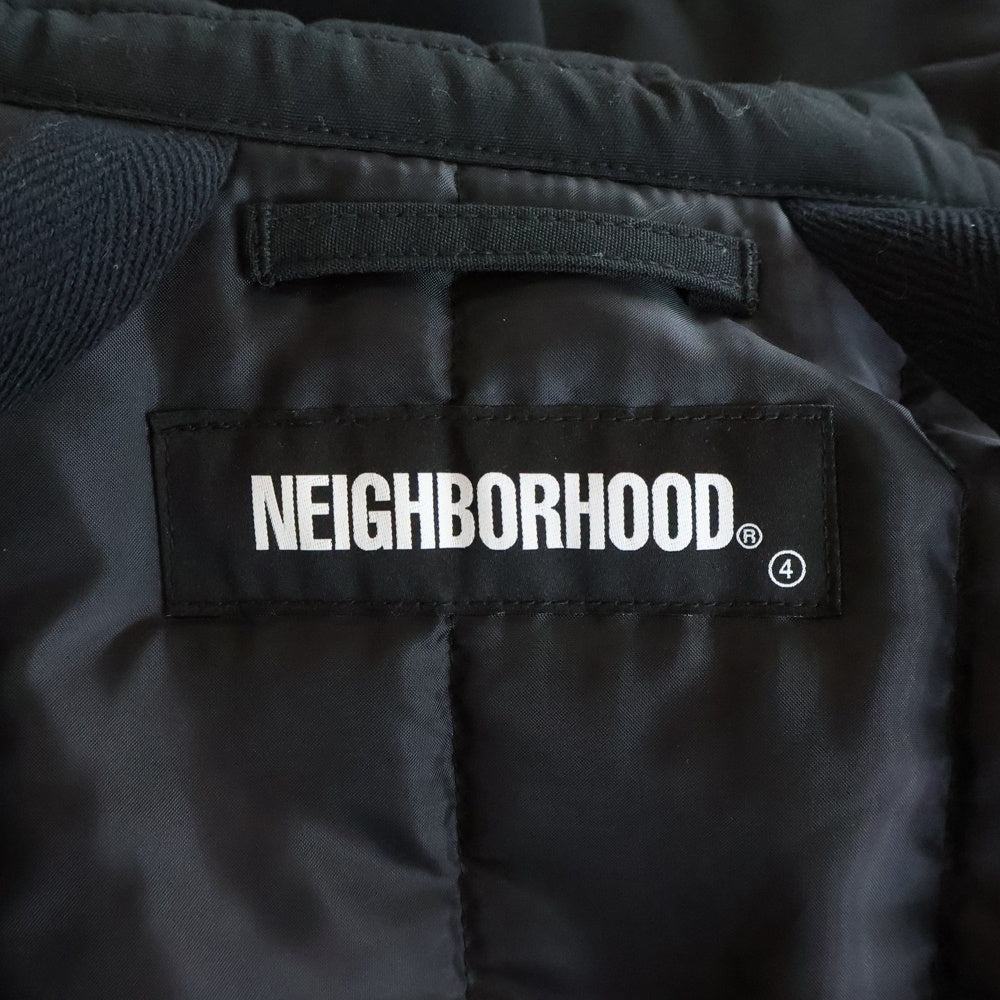 NEIGHBORHOOD(ネイバーフッド) 21AW THUNDERSTRUCK ER JKT 212YTNH-JKM04 中綿ジャケット アウター ブラック