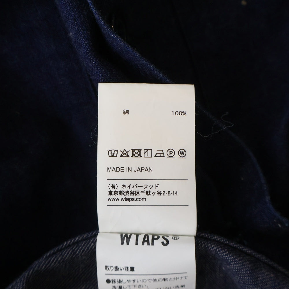 WTAPS(ダブルタップス) 17AW BUDS LS 03/SHIRT.COTTON.DENIM 172WVDT-SHM02 ロゴワッペン デニムシャツ インディゴ
