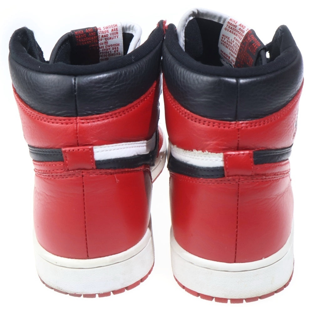 NIKE(ナイキ) AIR JORDAN 1 RETRO HIGH OG NRG HOMAGE TO HOME エアジョーダン1 オマージュトゥホーム ハイカットスニーカー US10.5/28.5cm 861428-061