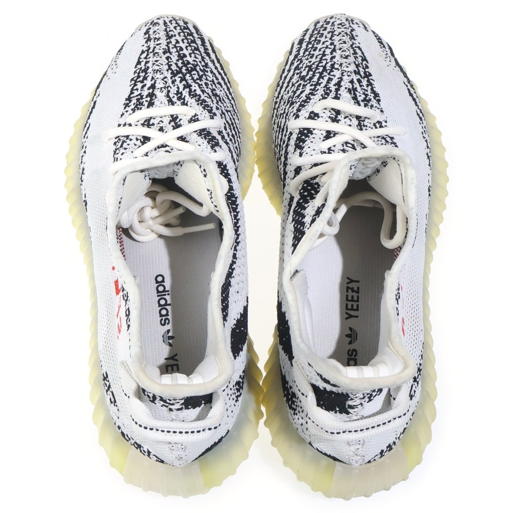 adidas(アディダス) EEZY BOOST 350V2 ZEBRA CP9654 イージーブースト 350 V2 ゼブラ ローカットスニーカー ブラック/ホワイト US10.5/28.5cm
