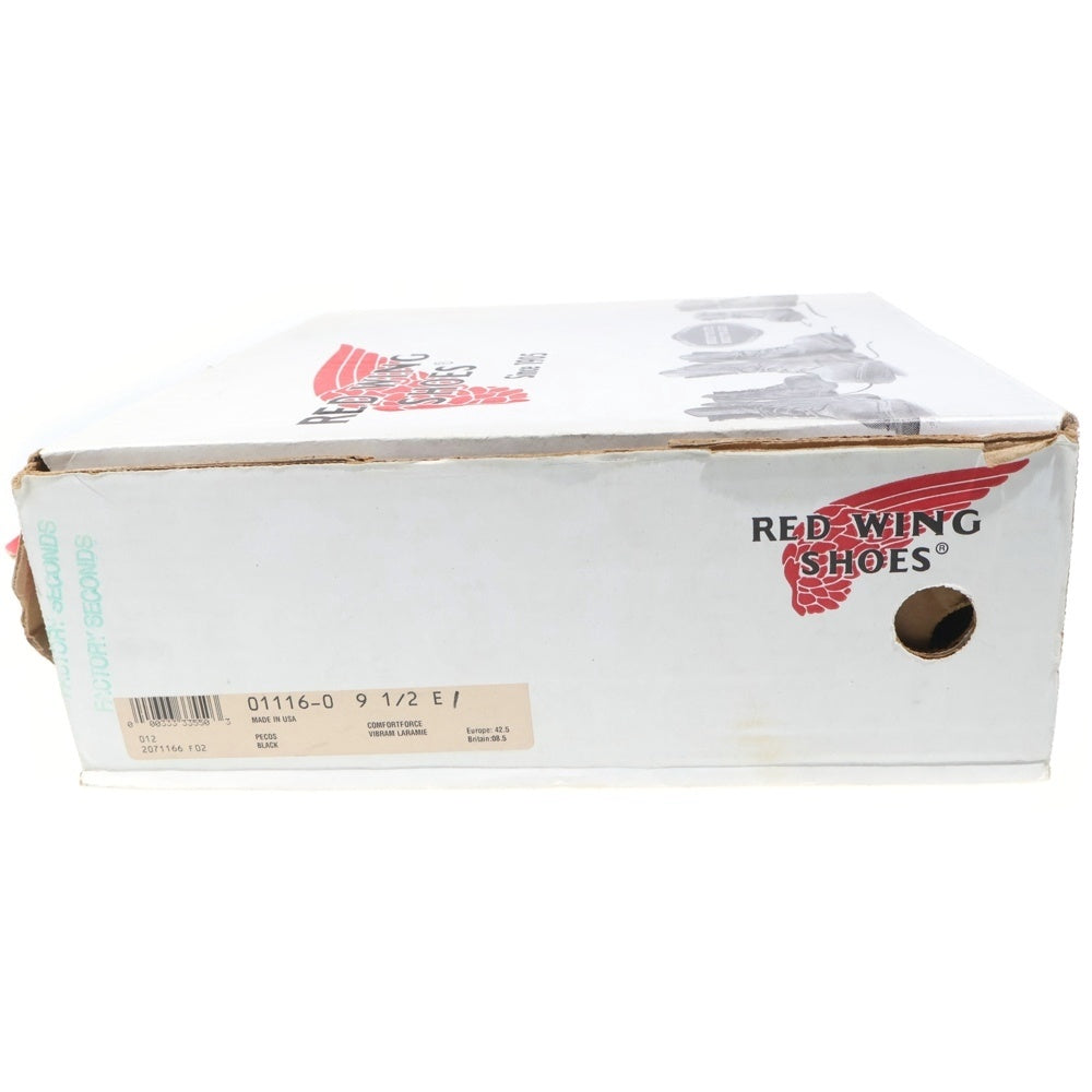 RED WING(レッド ウイング) 1116 PECOS ペコス ハイカット レザー ブーツ シューズ ブラック US9.5/27.5cm