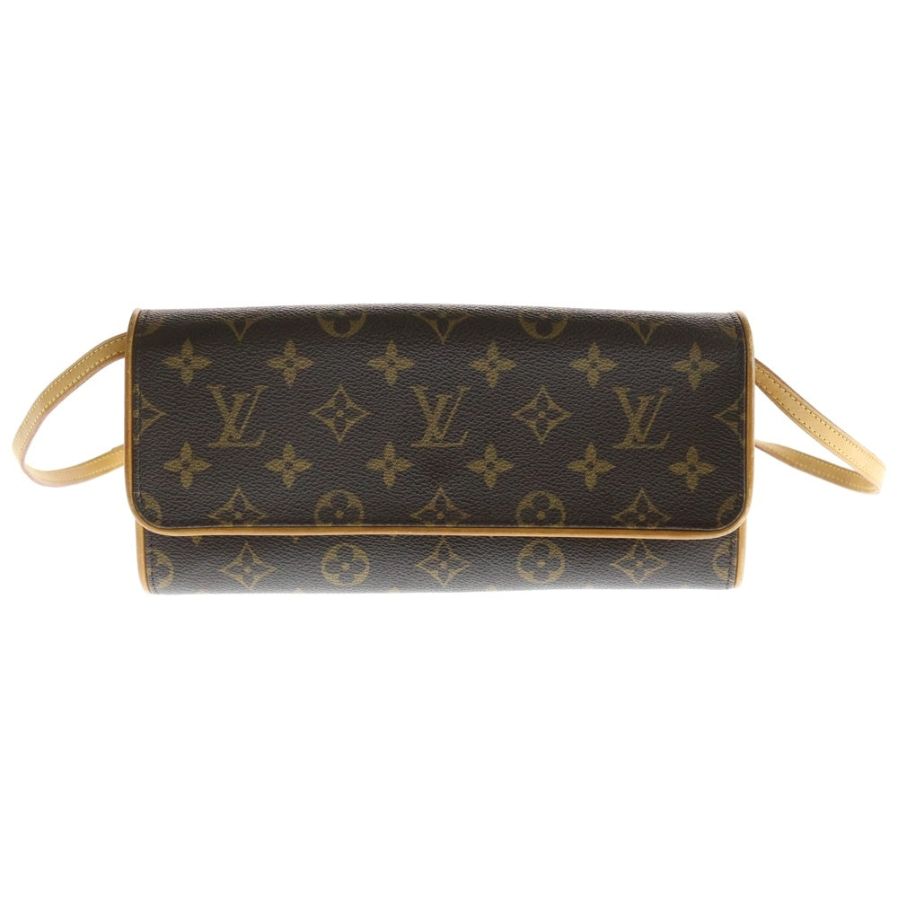 LOUIS VUITTON(ルイヴィトン) モノグラム ポシェット ツインGM 2WAY クラッチ ショルダーバッグ ブラウン M51852 CA1908 レディース