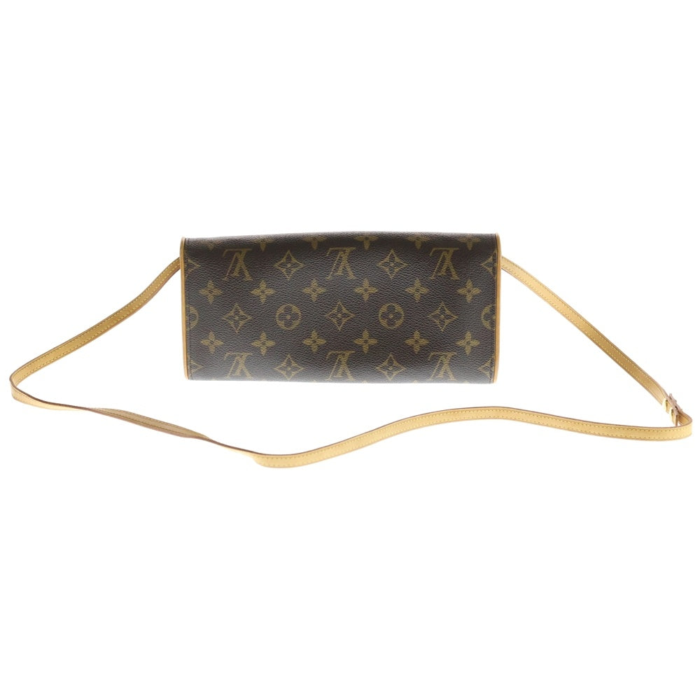 LOUIS VUITTON(ルイヴィトン) モノグラム ポシェット ツインGM 2WAY クラッチ ショルダーバッグ ブラウン M51852 CA1908 レディース
