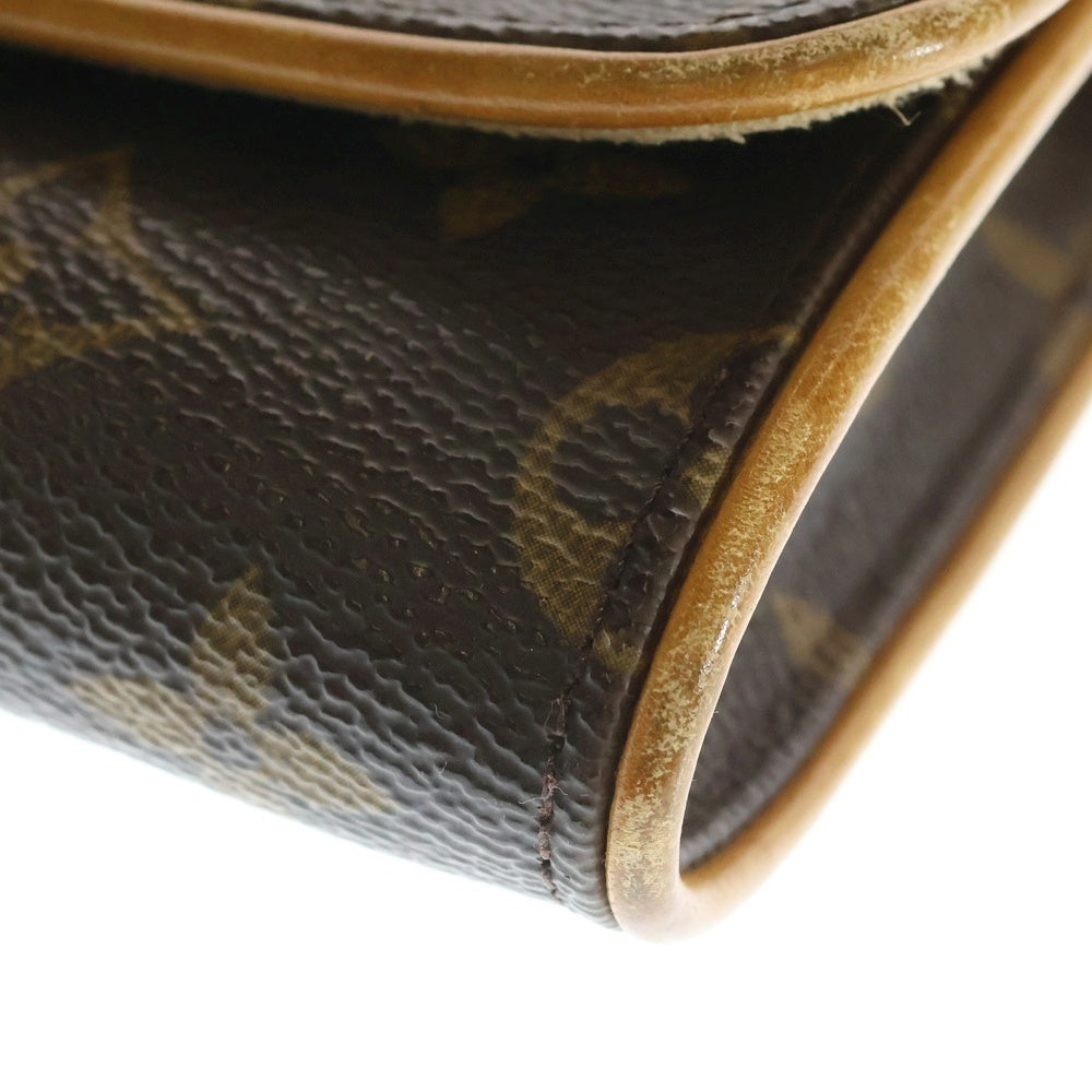 LOUIS VUITTON(ルイヴィトン) モノグラム ポシェット ツインGM 2WAY クラッチ ショルダーバッグ ブラウン M51852 CA1908 レディース
