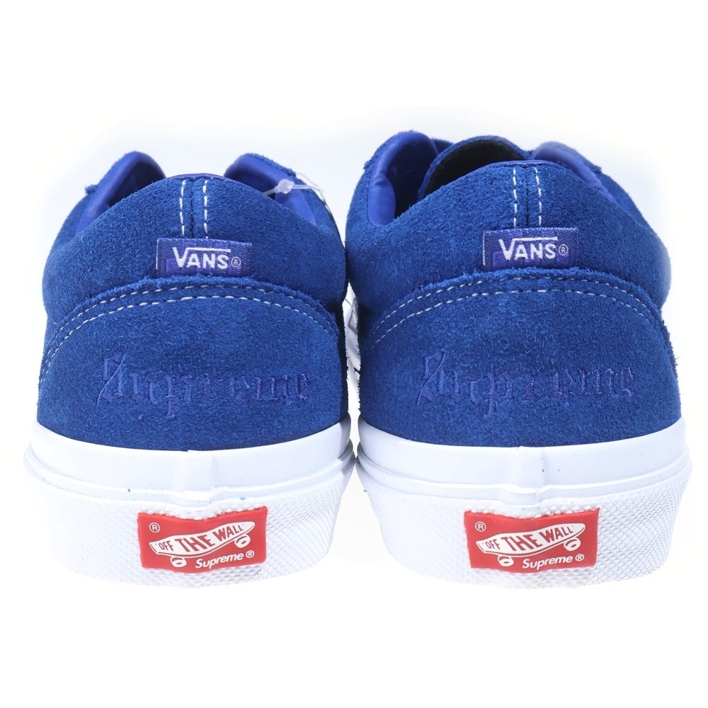 SUPREME(シュプリーム) 24SS ×Vans SID Fuck Em バンズ サイドロゴ スウェード スニーカー ブルー US9.5/27.5cm VN000MQ8CJF