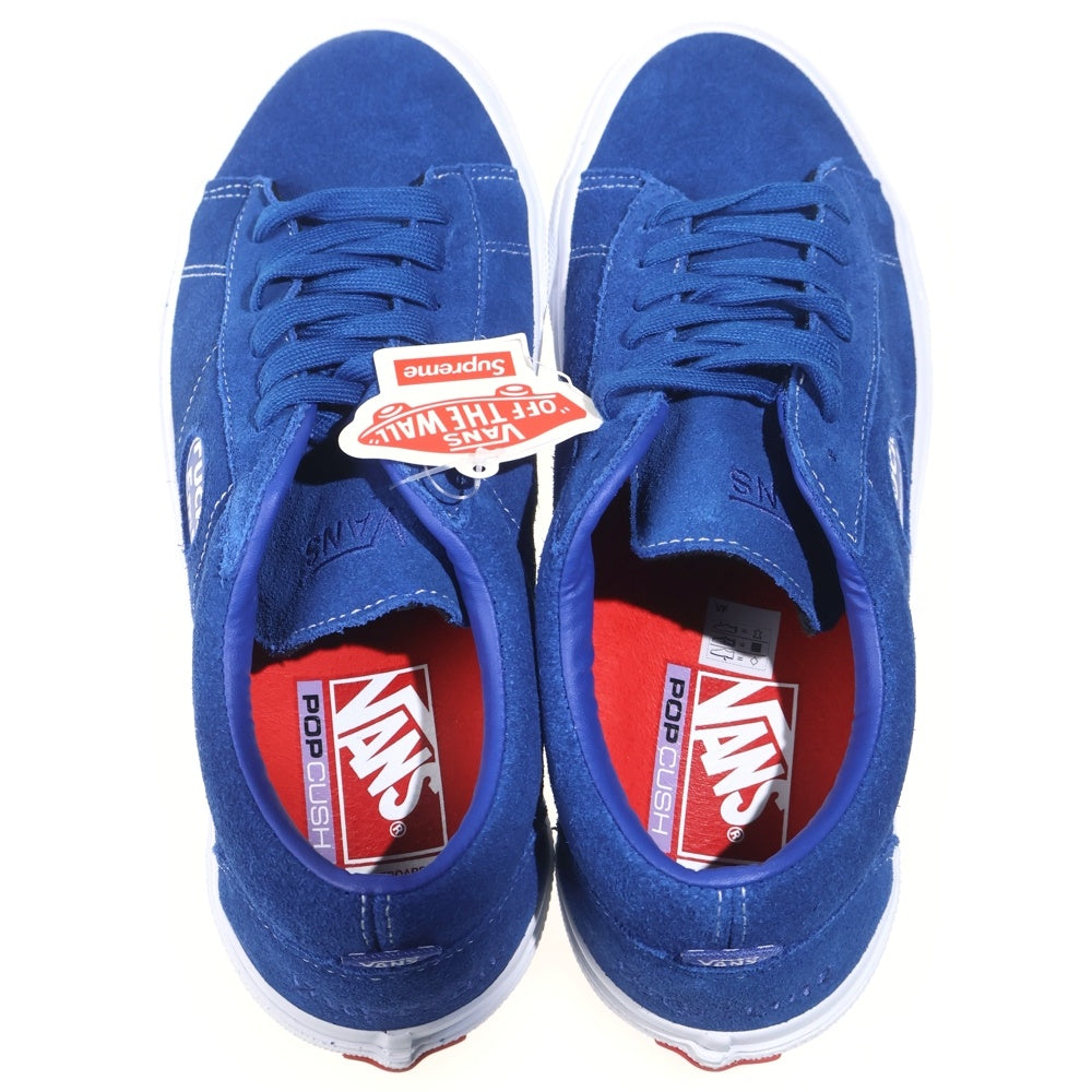 SUPREME(シュプリーム) 24SS ×Vans SID Fuck Em バンズ サイドロゴ スウェード スニーカー ブルー US9.5/27.5cm VN000MQ8CJF