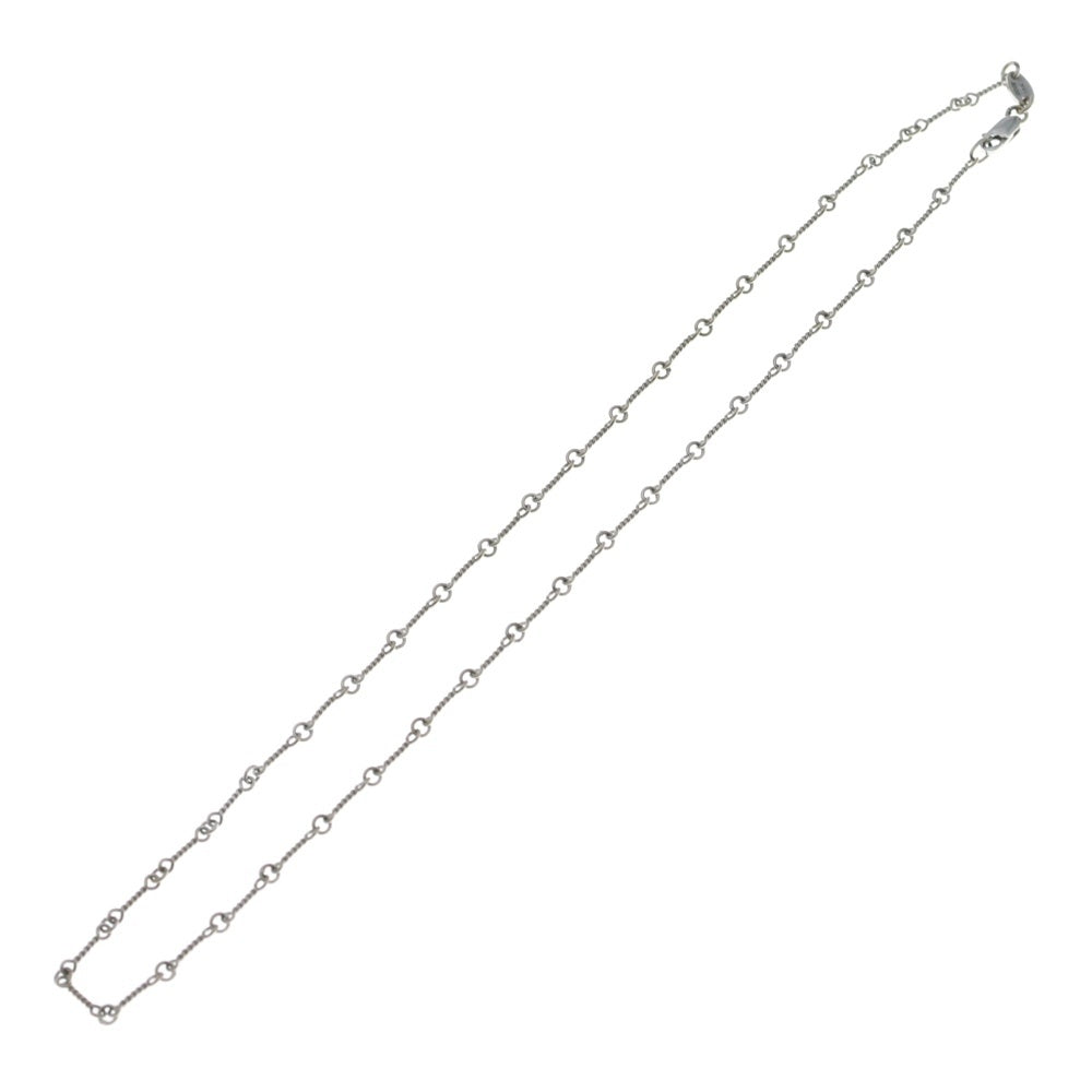 CHROME HEARTS(クロムハーツ) 18KWG NECKCHAIN T16 ツイストチェーンネックレス 16inch ホワイトゴールド BCA001