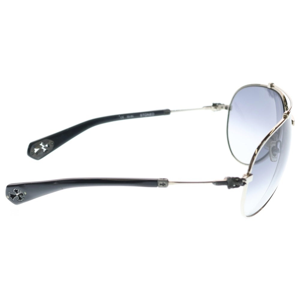 CHROME HEARTS(クロムハーツ) STONED DUGGER テンプル サングラス 眼鏡 アイウェア ブラック