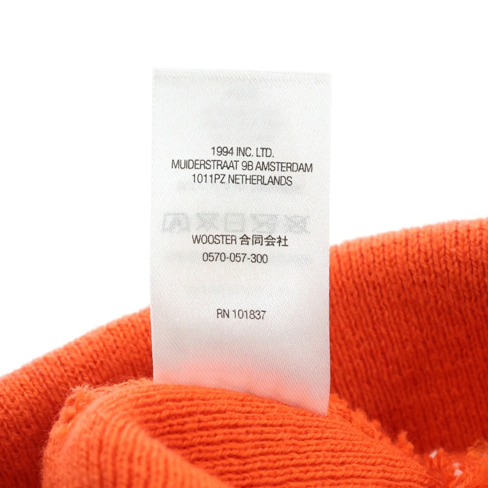 SUPREME(シュプリーム) 21AW Big Box Logo Beanie ビッグボックスロゴ ビーニー 帽子 オレンジ/ホワイト