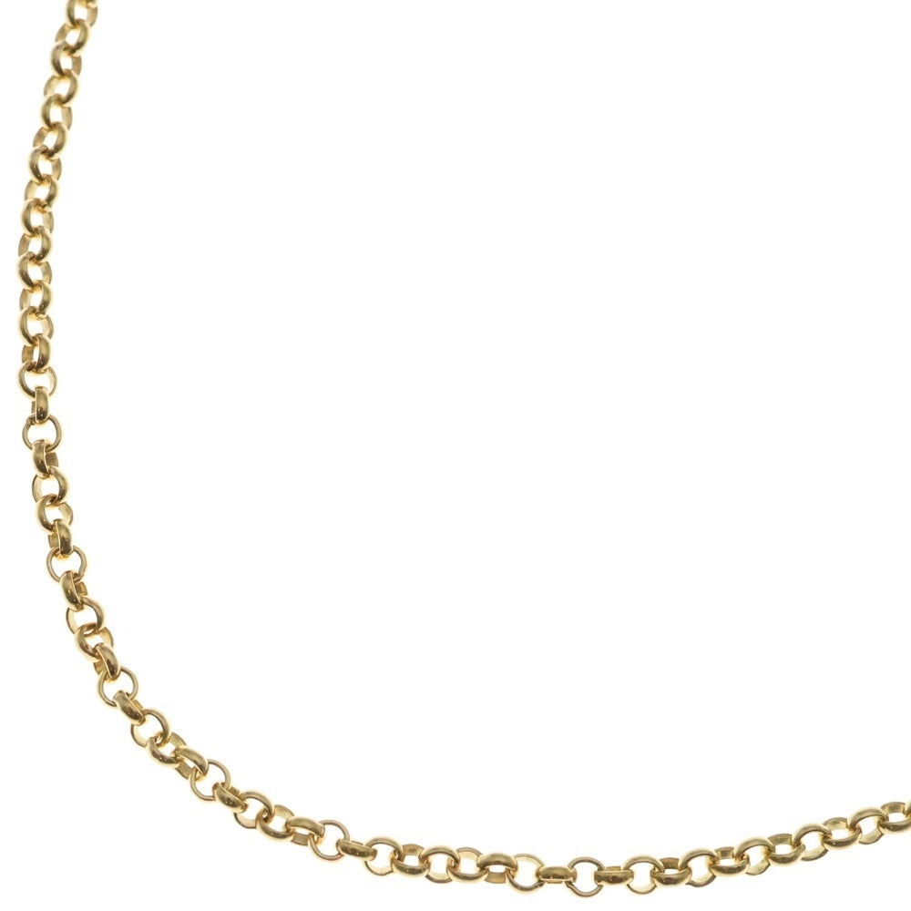 CHROME HEARTS(クロムハーツ) 22K NECKCHAIN R18 ロールチェーンネックレス 18inch ゴールド BCA010