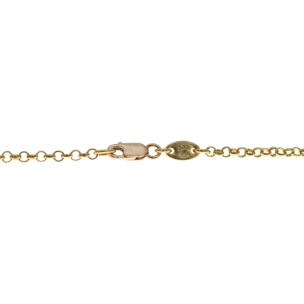 CHROME HEARTS(クロムハーツ) 22K NECKCHAIN R18 ロールチェーンネックレス 18inch ゴールド BCA010