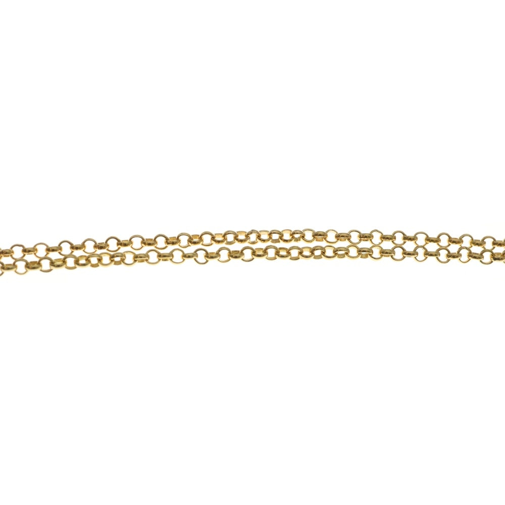 CHROME HEARTS(クロムハーツ) 22K NECKCHAIN R18 ロールチェーンネックレス 18inch ゴールド BCA010